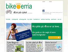 Tablet Screenshot of bike-erria.dk